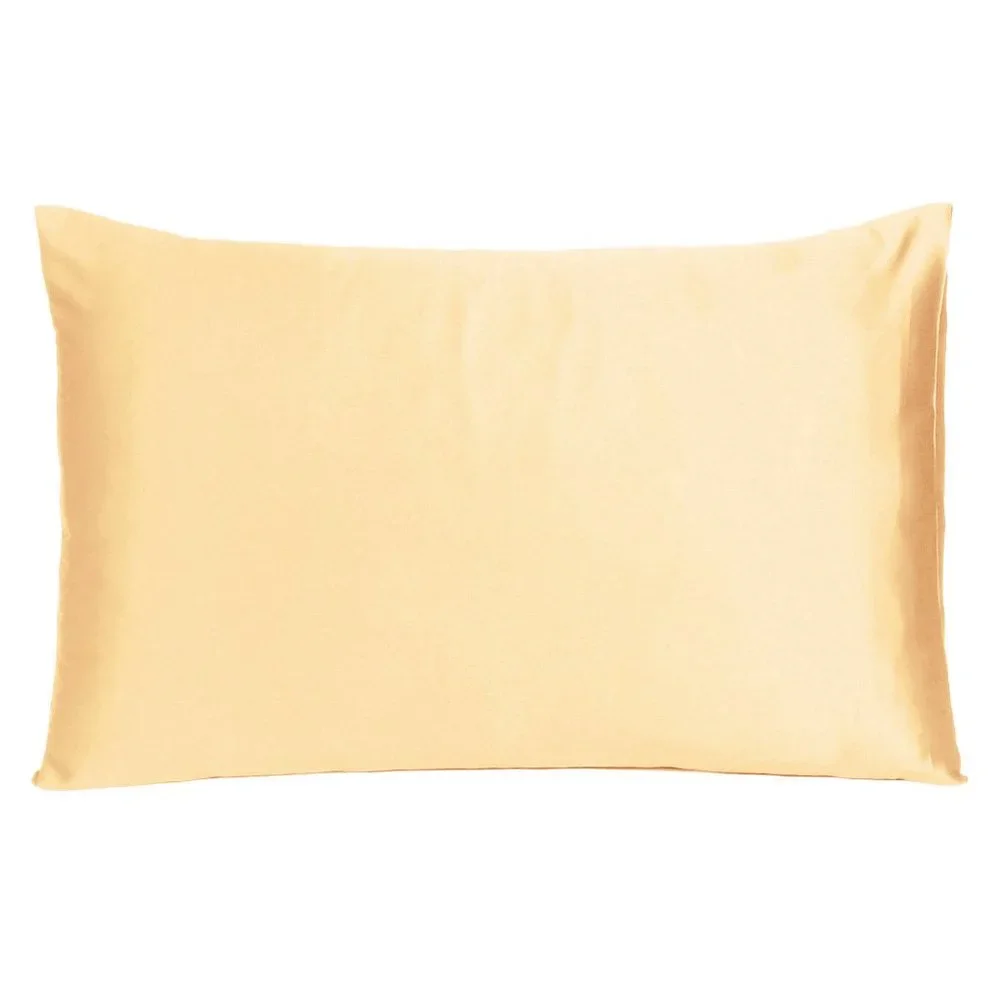 Oussum Decorative Silky Home Decor Satin Pillowcase for Hair and Skin set of 2