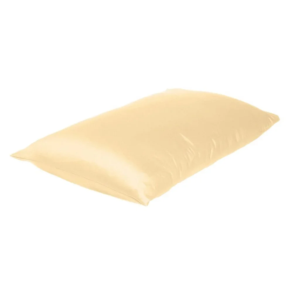 Oussum Decorative Silky Home Decor Satin Pillowcase for Hair and Skin set of 2