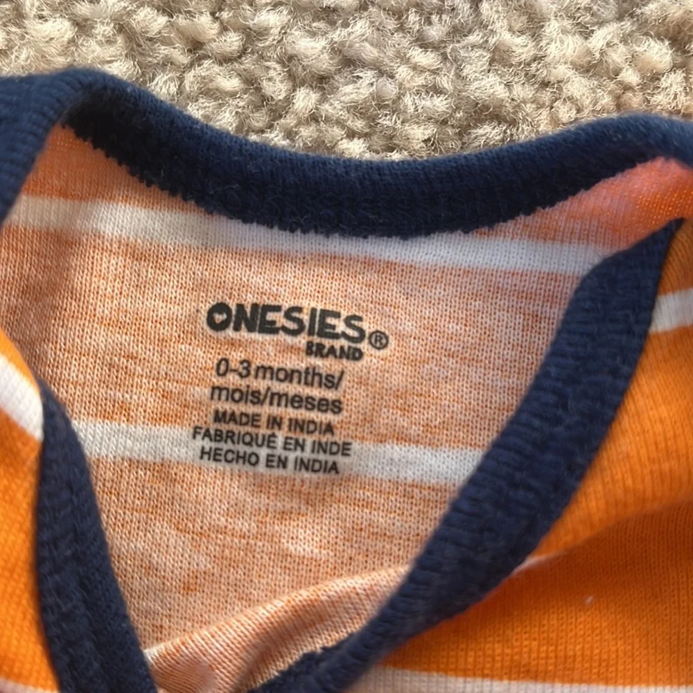 Carter’s 0-3M Stripe Onesies