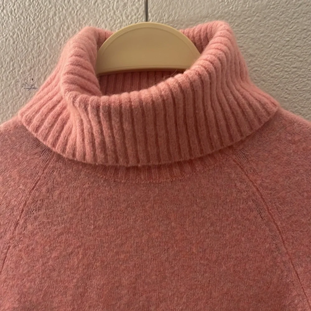 J. Crew Pink Turtleneck