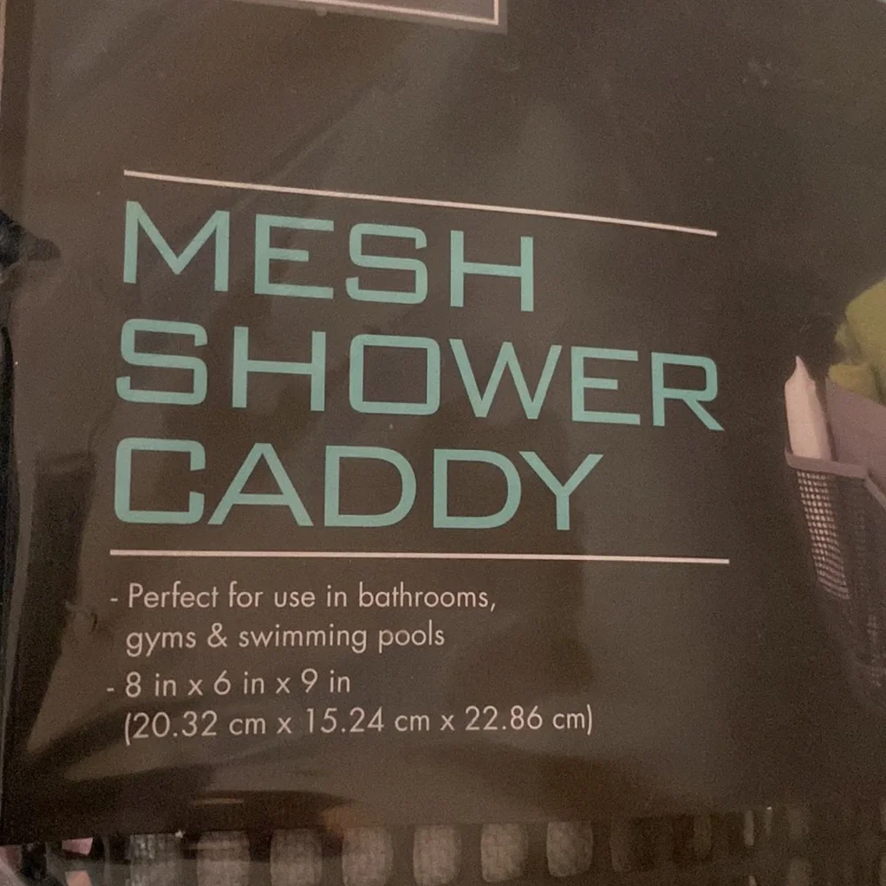 Mesh shower caddy