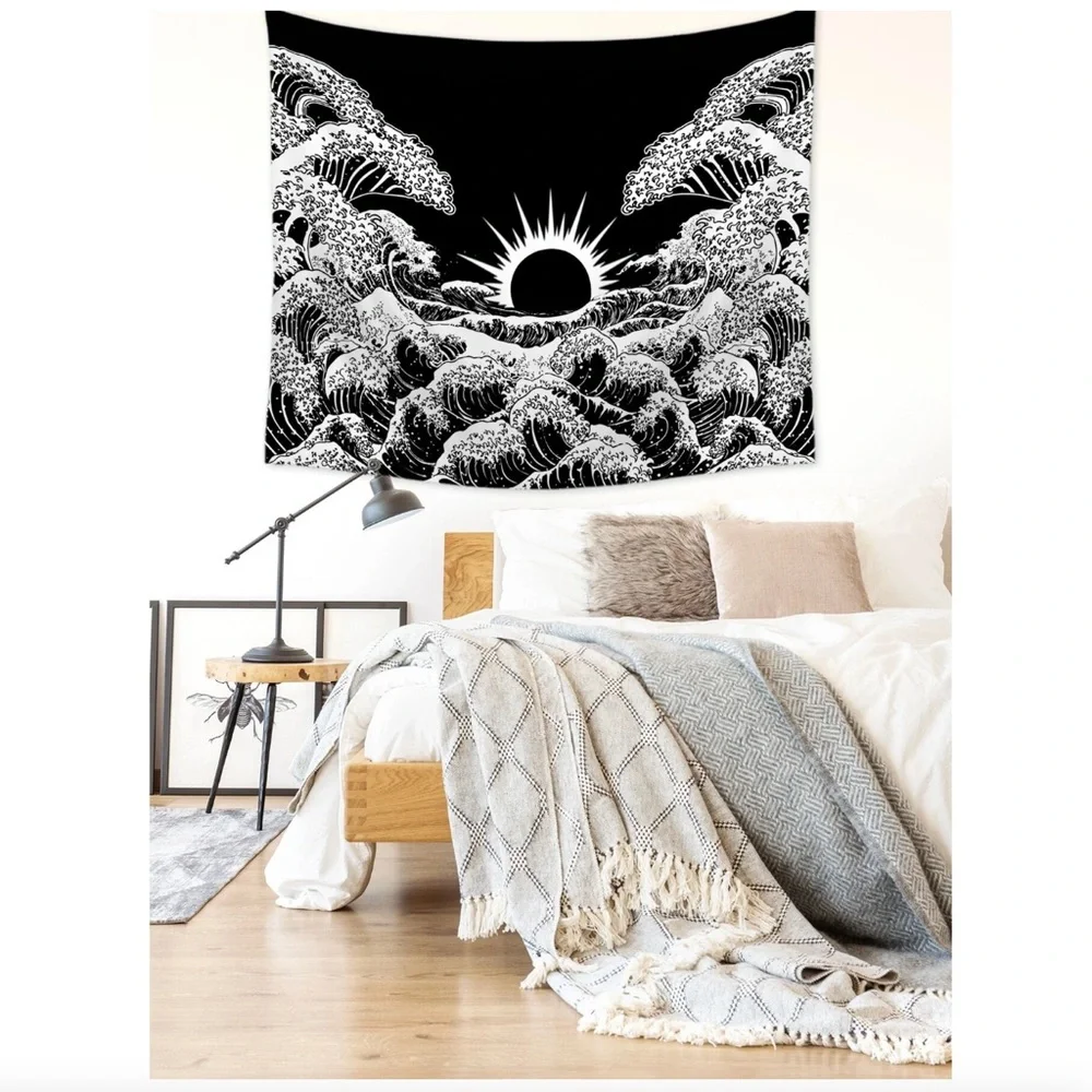 Sun & Wave Tapestry || 130x150cm