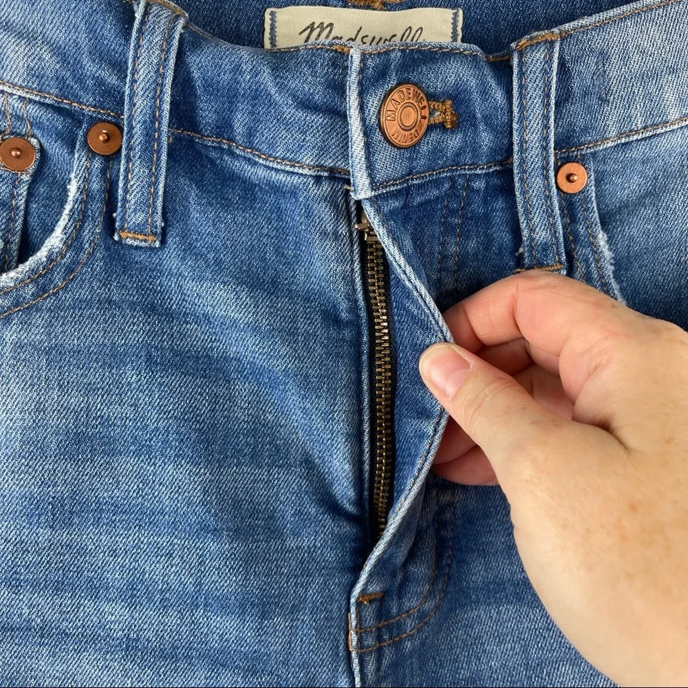 Madewell High-Rise Denim Mid-Length Shorts Size 25 L0367