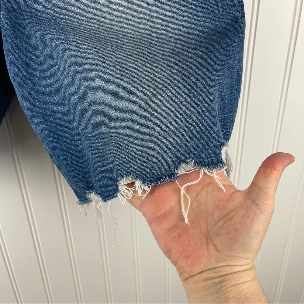 Madewell High-Rise Denim Mid-Length Shorts Size 25 L0367