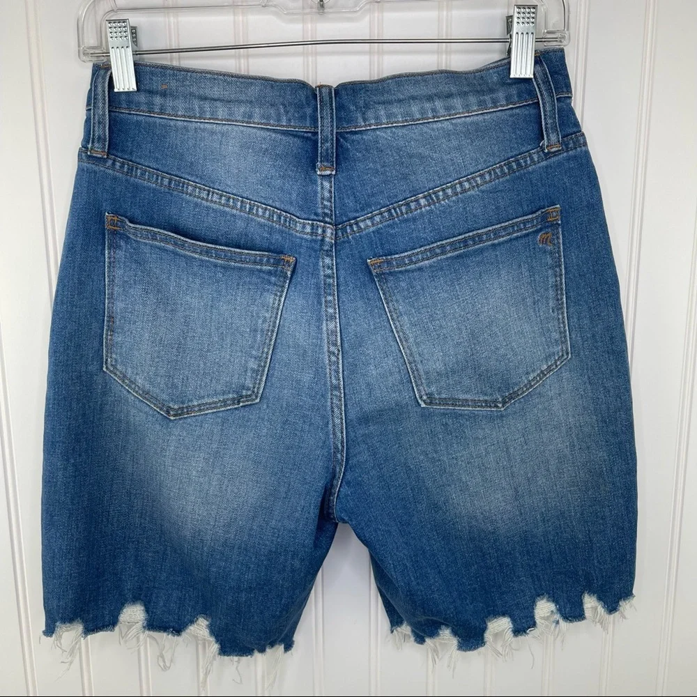 Madewell High-Rise Denim Mid-Length Shorts Size 25 L0367