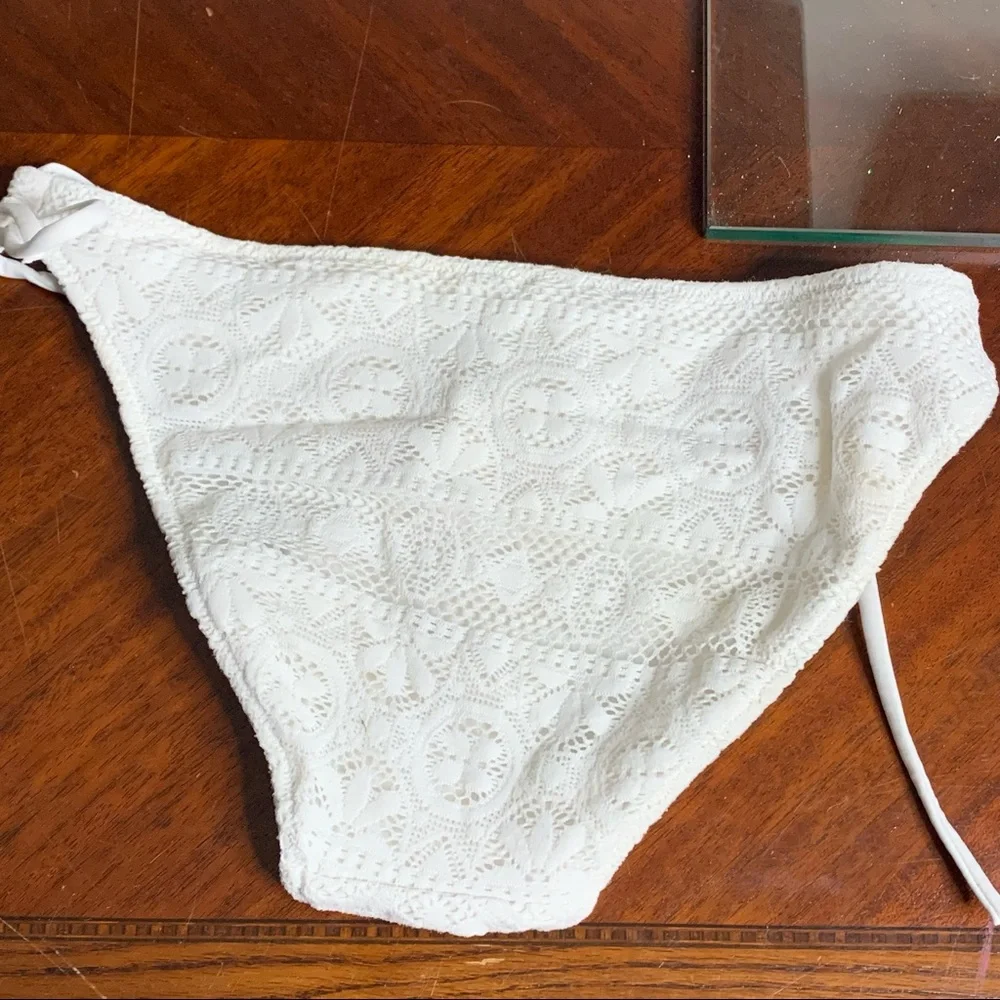 Victoria’s Secret Loop Tie Lace Swim Bikini Bottoms
