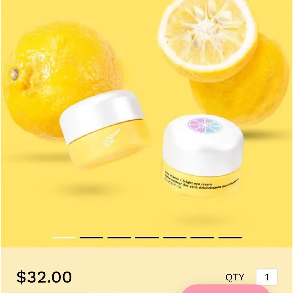 Saturday Skin this buttery