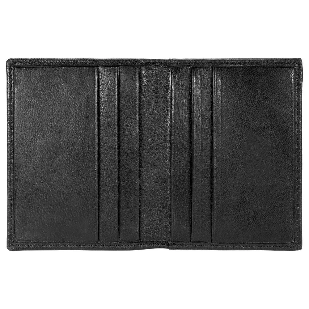 Genuine Leather Business Bifold Credit Card Holder for Men