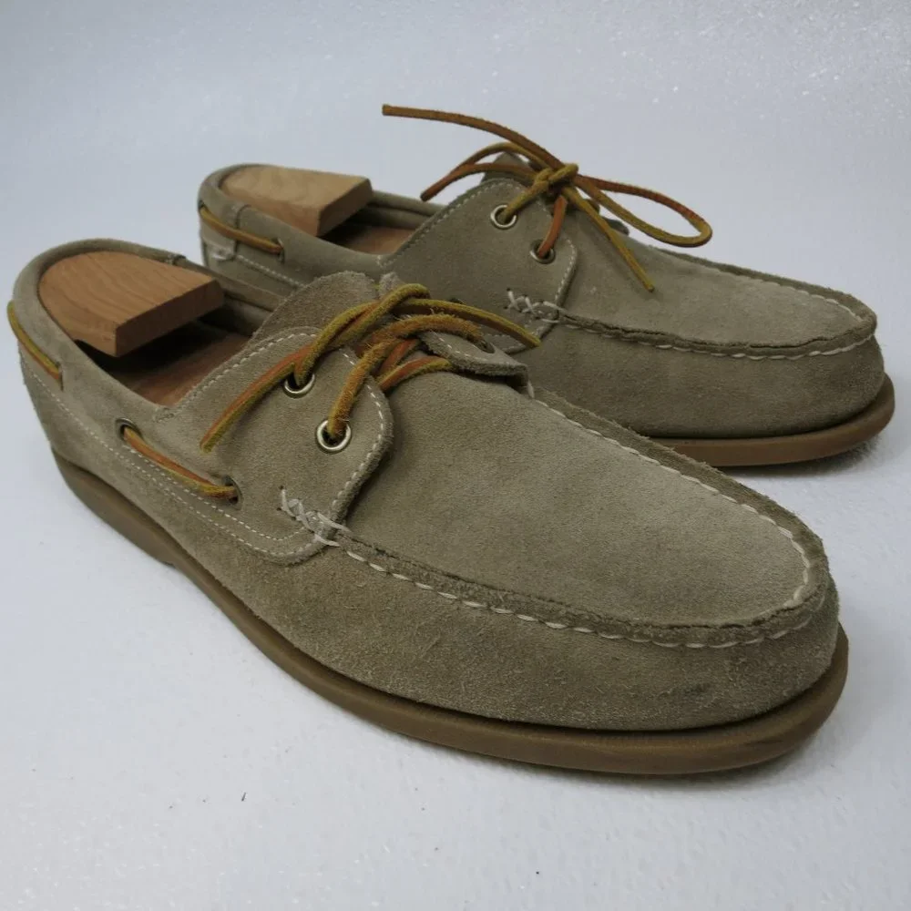 Nunn Bush Suede Leather Deck Shoes Footwear Casual Comfort 10.5 M