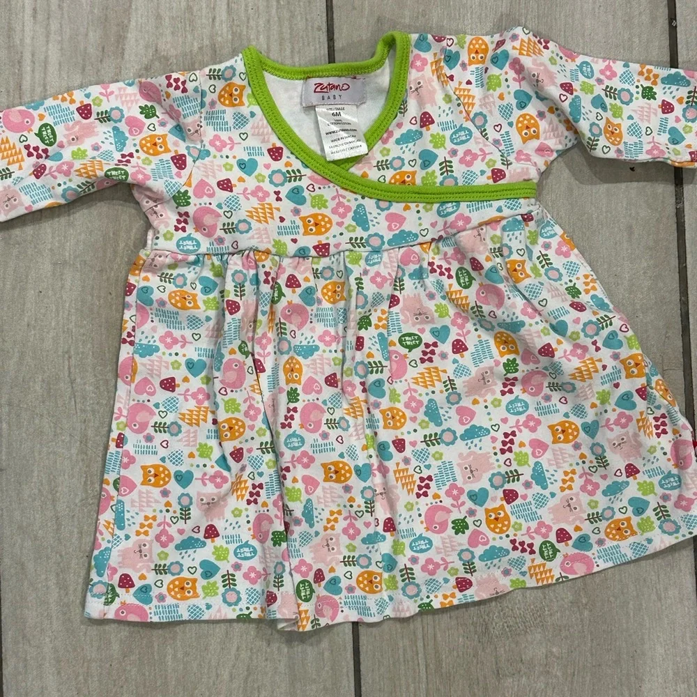 Zutano baby dress with cute design