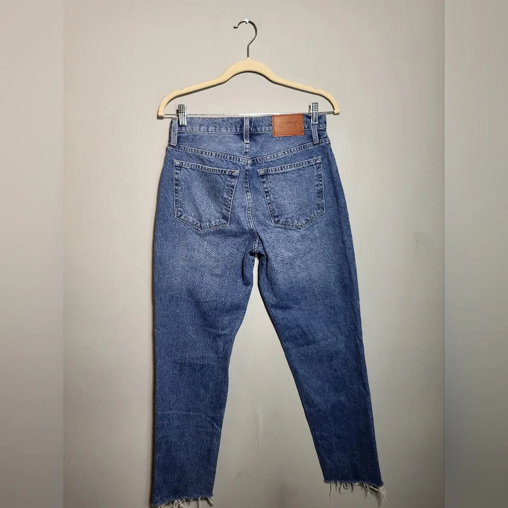 🌜LUCKY BRAND | High Rise Mom Jean Drew | Button Fly | Raw Ankle Hem | size 2/26