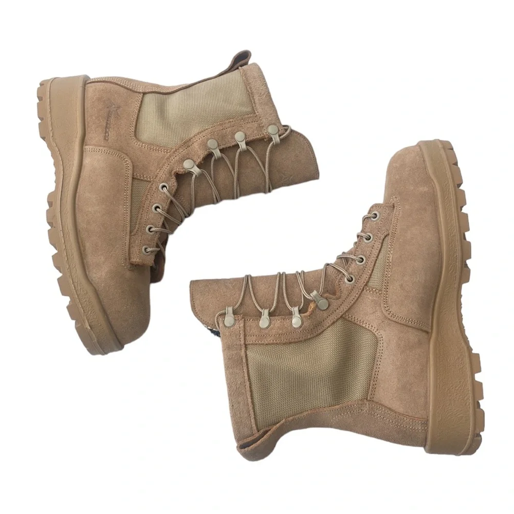 Wellco Suede Steel Toe Army Military Boots