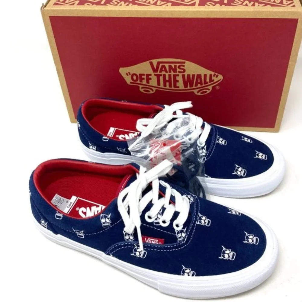 💖MEGA SALE💖VANS Era Pro Kader Sylla Halloween Suede Navy Women's VN0A347L0V0