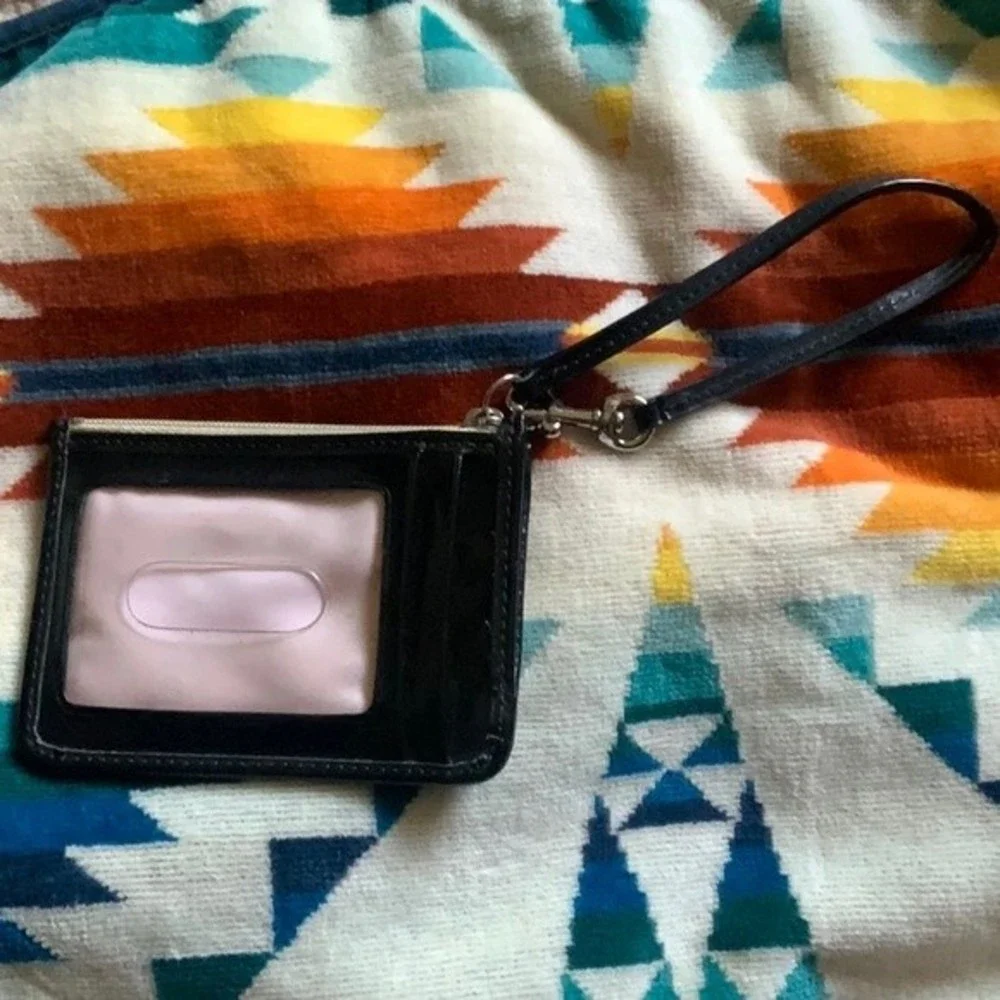 Coach id wristlet