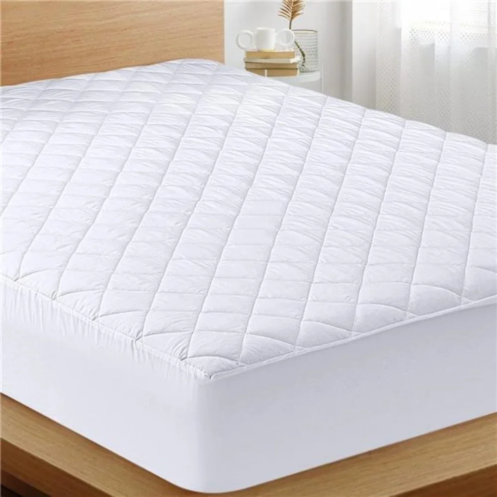 Utopia Bedding Quilted Fitted Mattress Pad (Queen) - Elastic Fitted Protector