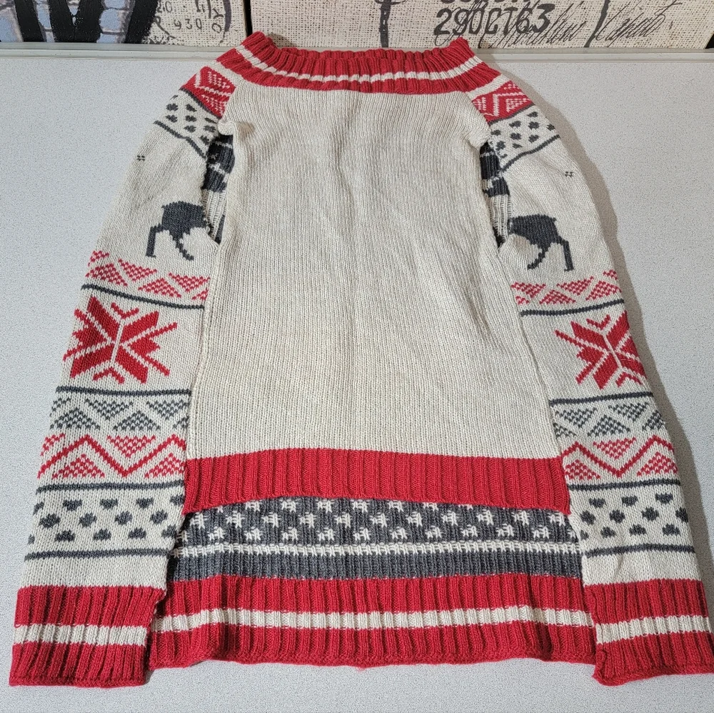 Holiday dog sweater