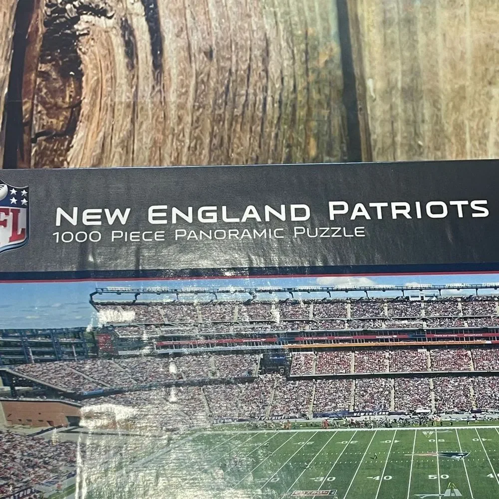 MasterPieces New England Patriots 1000pc Panoramic Jigsaw Puzzle Sports Theme