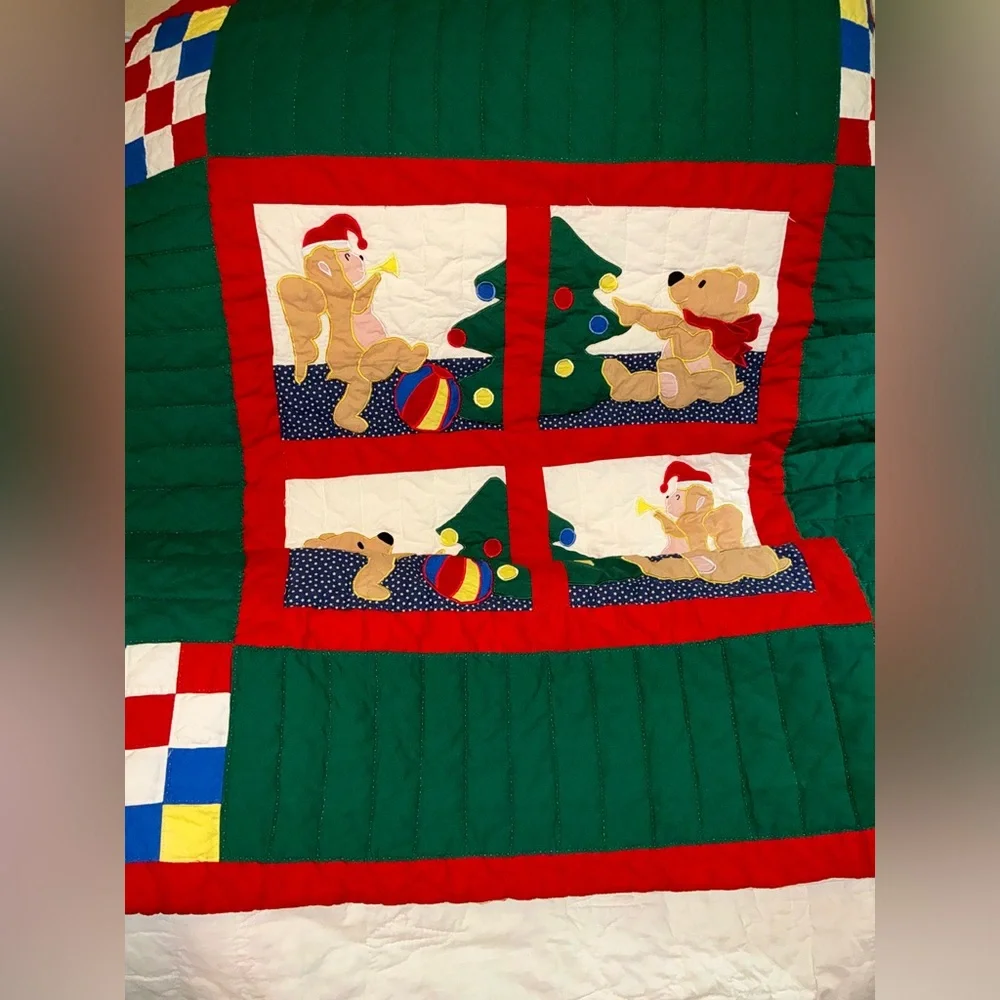 Christmas 🎄 Throw 46” wide x 60” Long