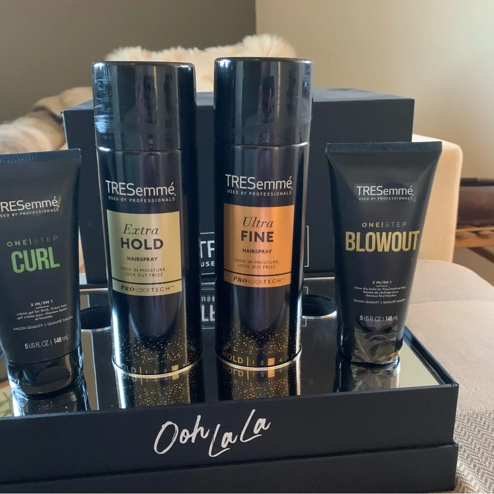Tresemme Gift Box Includes 4 Products 2 Hairspray Blowout Balm And Curl Cream