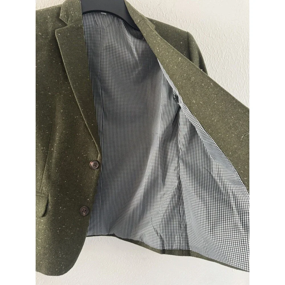 Class Club big Boys Blazer wool jacket blazer size L 10/12 Dillards olive