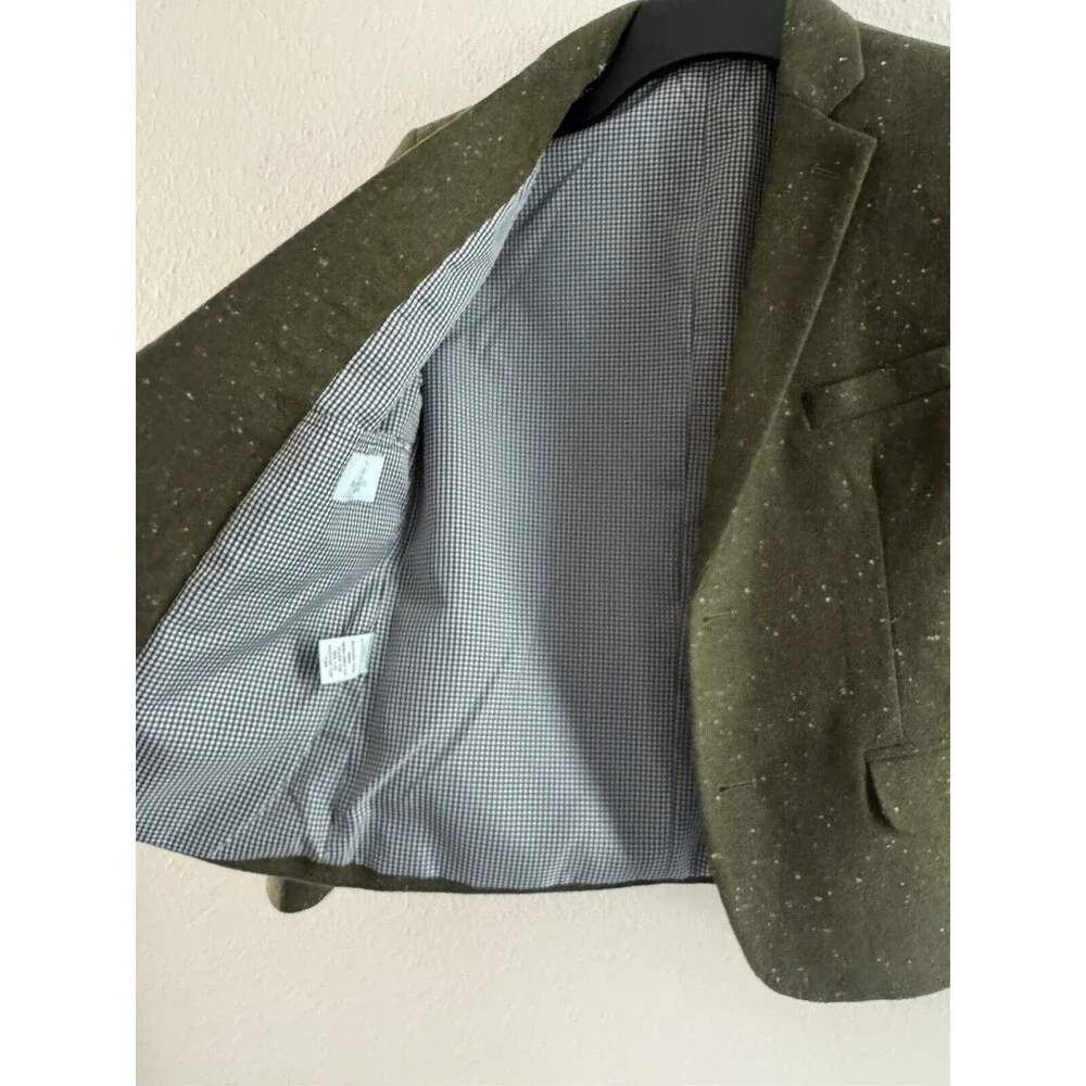 Class Club big Boys Blazer wool jacket blazer size L 10/12 Dillards olive
