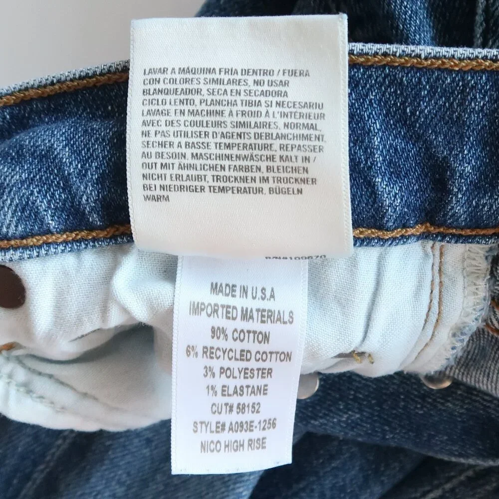 Agolde wearability closet rise