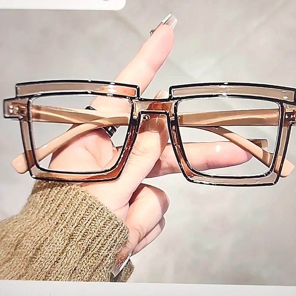 Anime Candy Color Square Glasses 👓