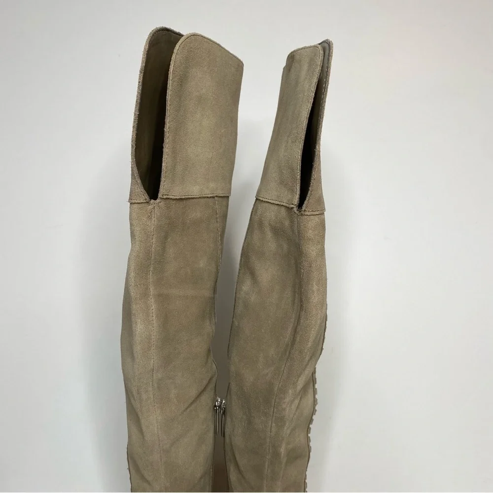 New! Vince Camuto Tan Kreston Over The Knee Boot 5 1/2 M