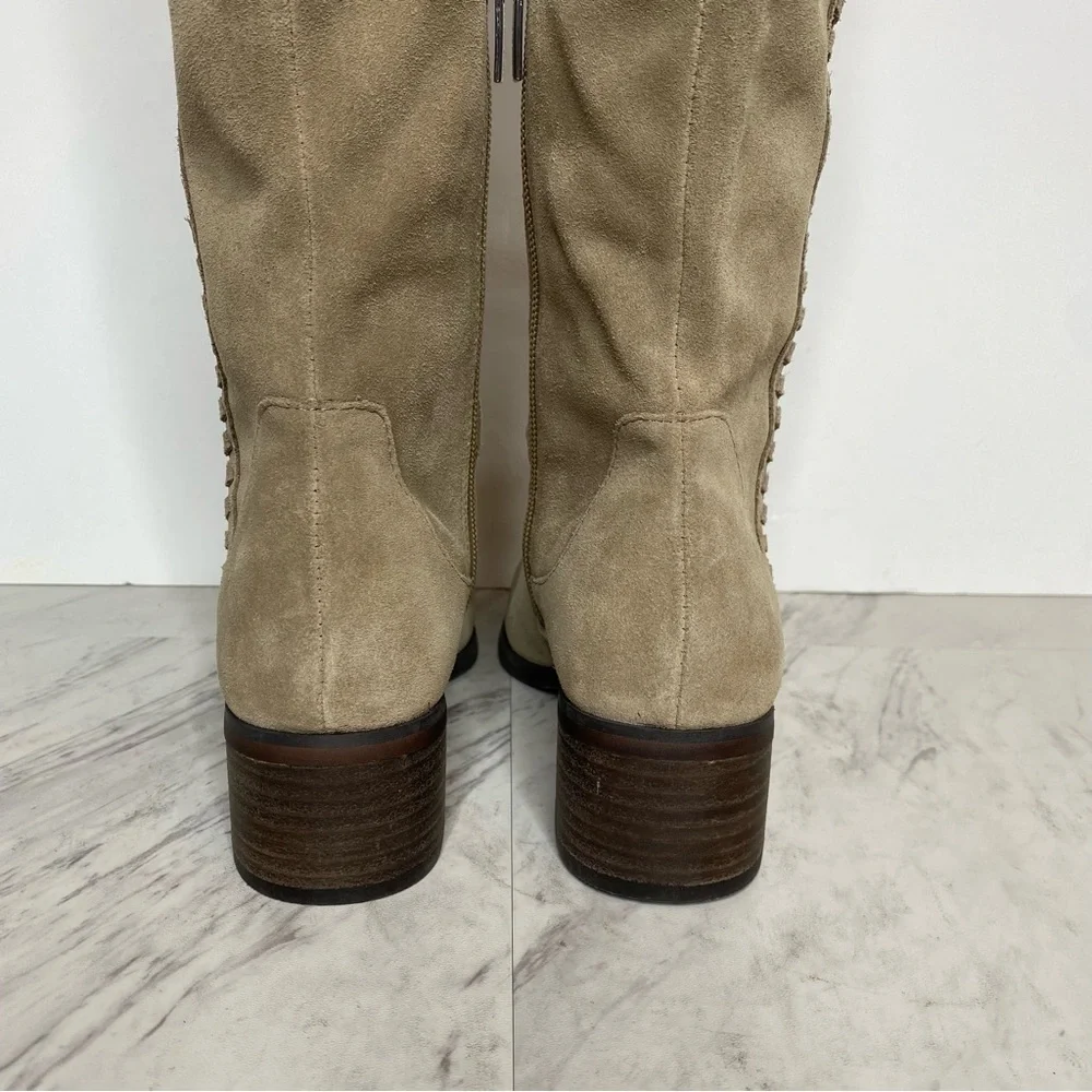 New! Vince Camuto Tan Kreston Over The Knee Boot 5 1/2 M