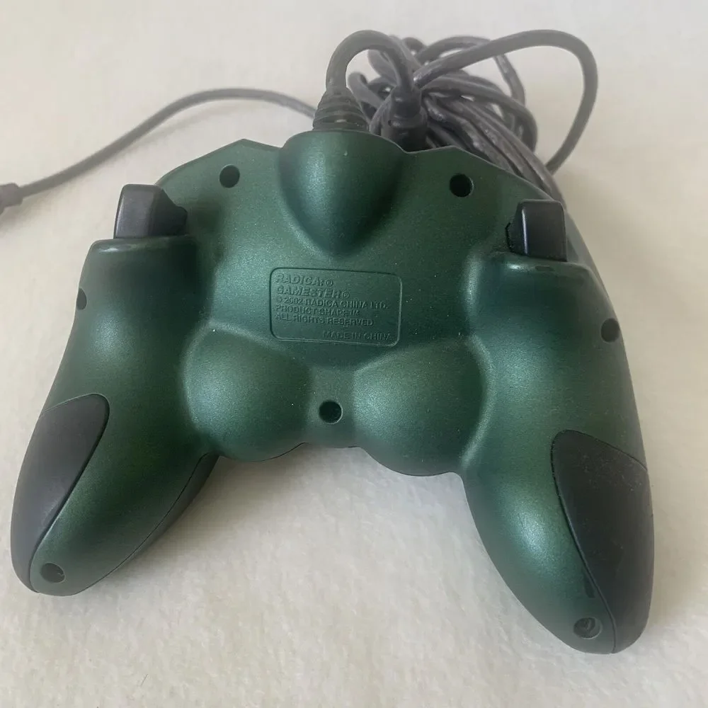 Gamester Controller Green by Radica for Microsoft XBOX Console Video Game System