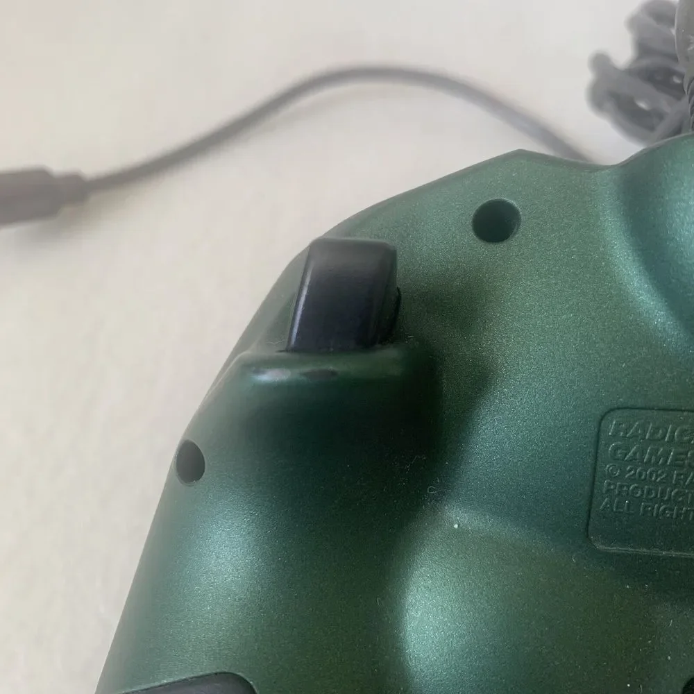 Gamester Controller Green by Radica for Microsoft XBOX Console Video Game System