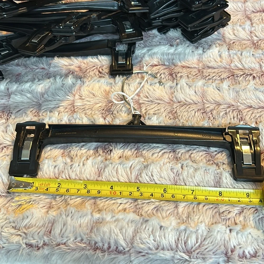 24 black kids hangers