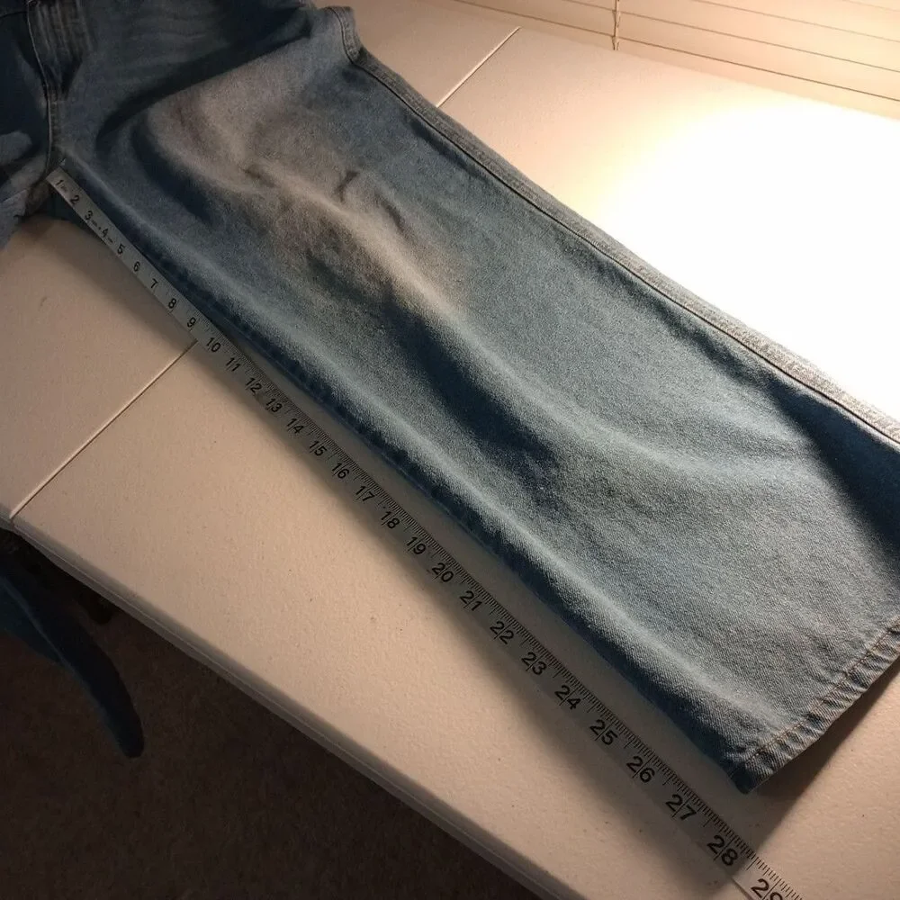 Gilli Womens Mom Jeans High Waist Straight Denim Pants Size Large