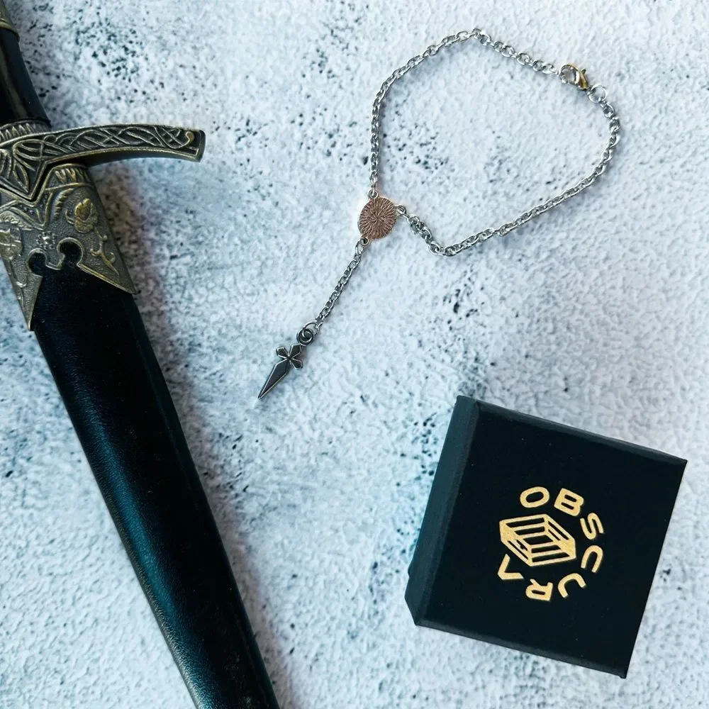 Goth Obscura Nova “Sacred Dagger” bracelet