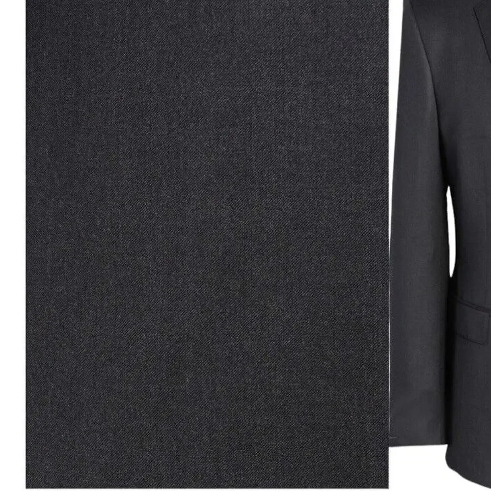 Hugo Boss Mens 42T Einstein Omega Vintage Sport Coat Charcoal Gray