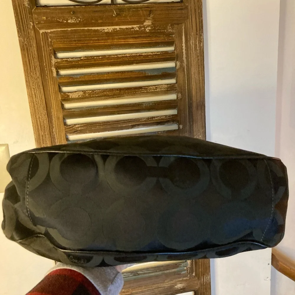 COACH 13252 Madison Parchment OP Satchel SHOULDERBAG tote black