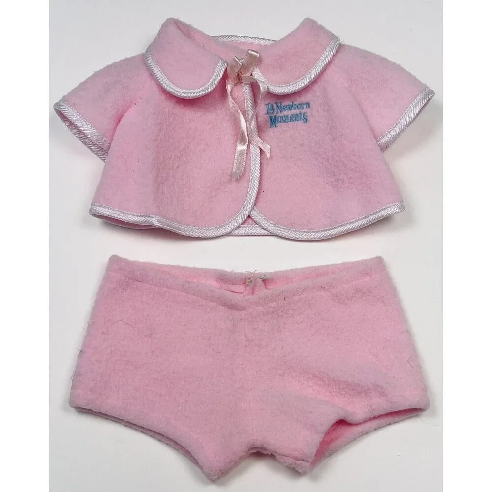 VTG Berenguer La Newborn Moments Doll Pink REPLACEMENT OUTFIT Top Shorts *READ*