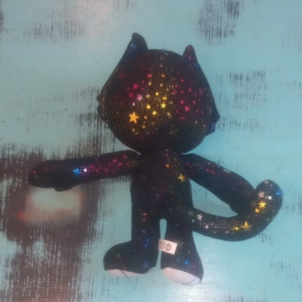 FELIX THE CAT Starry Black Stuffed Animal Toy