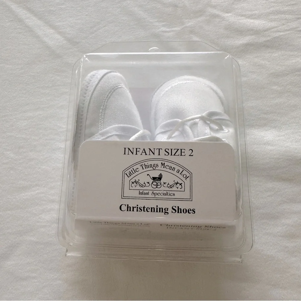 Little Things Mean A Lot Christening Shoe Infant Sz 2