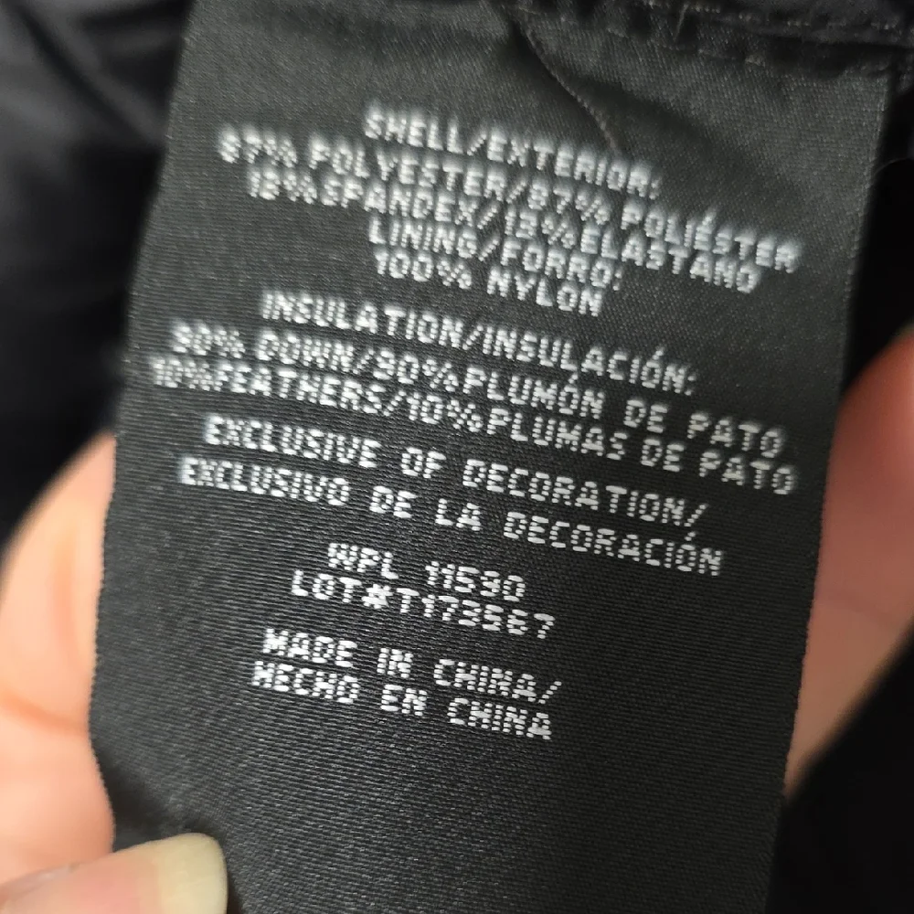 32 Degrees Weatherproof Down Filled Charcoal Puffer Vest