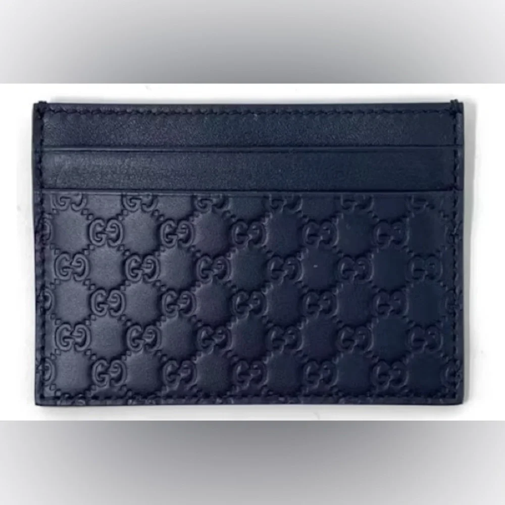 🖤Gucci Leather GG Web Print Cardholder