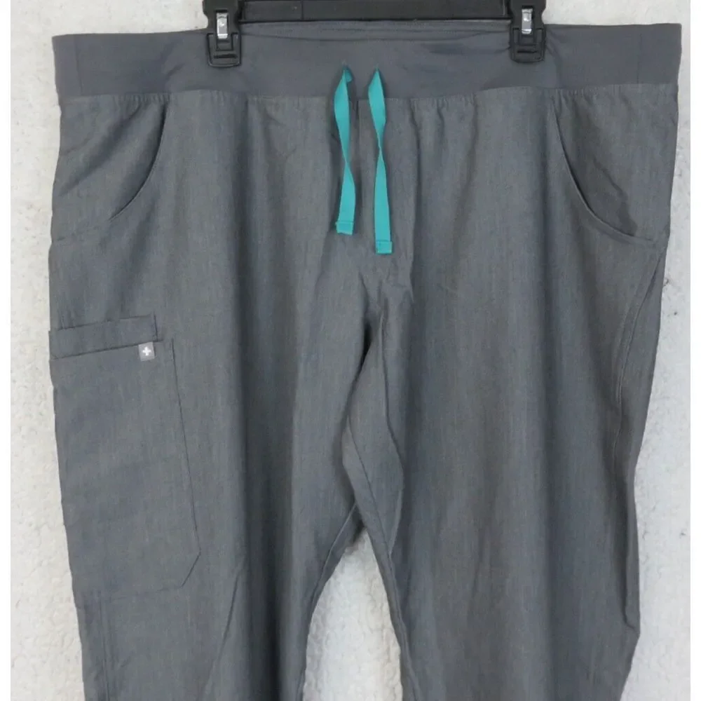 FIGS Mens Gray Pants Scrubs‎ Technical Collection J21004T Size XXL/T