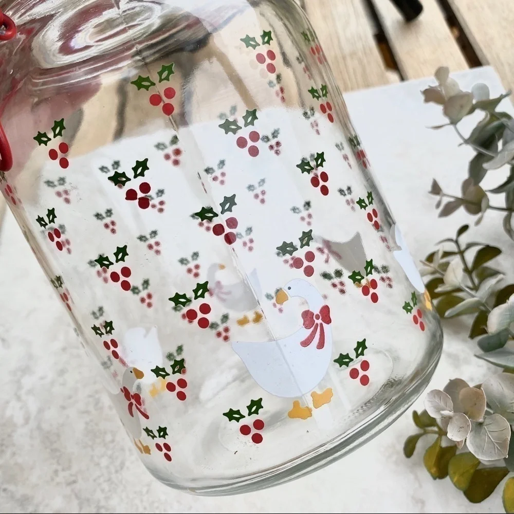 Vintage glass canister