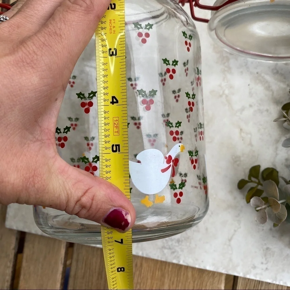 Vintage glass canister