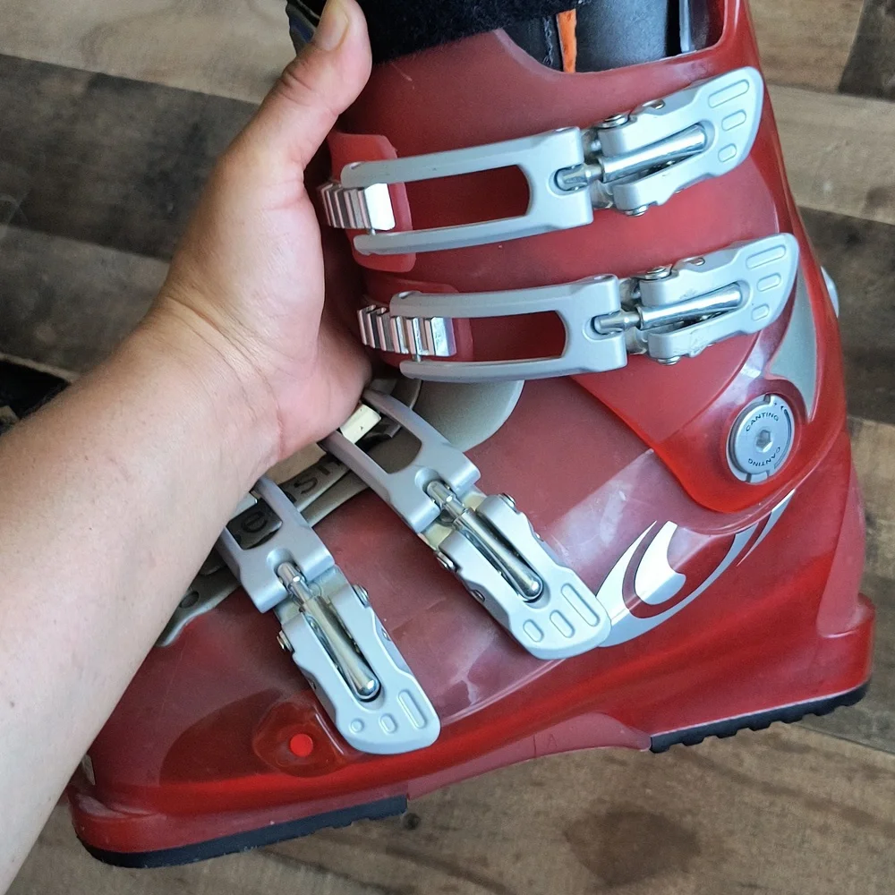 Salomon red ski