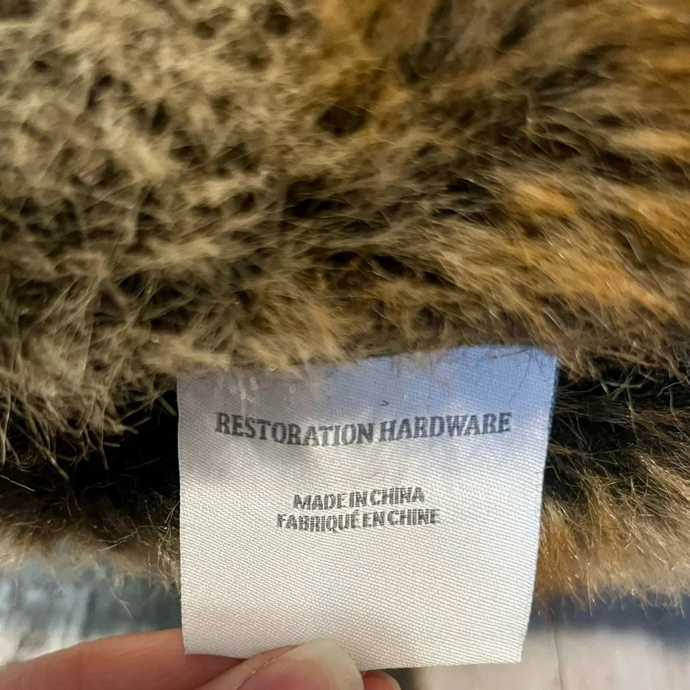 Restoration Hardware Ultimate Faux Fur pillow