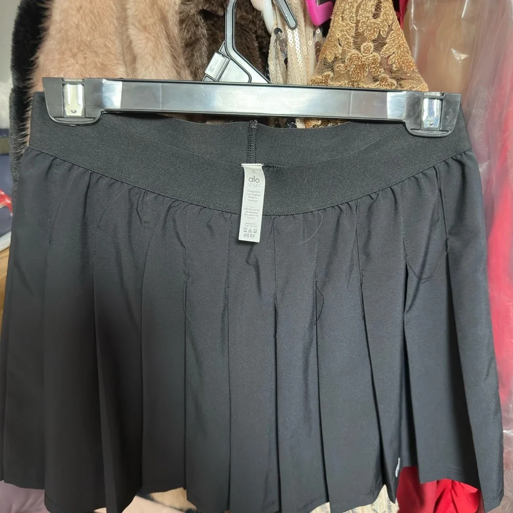 ALO Yoga Black Mini Skirt