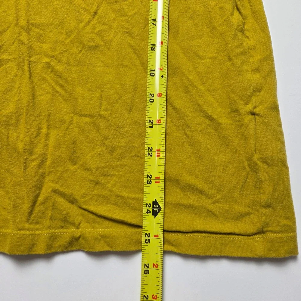 The North Face Mustard Yellow Logo Tee Size Medium