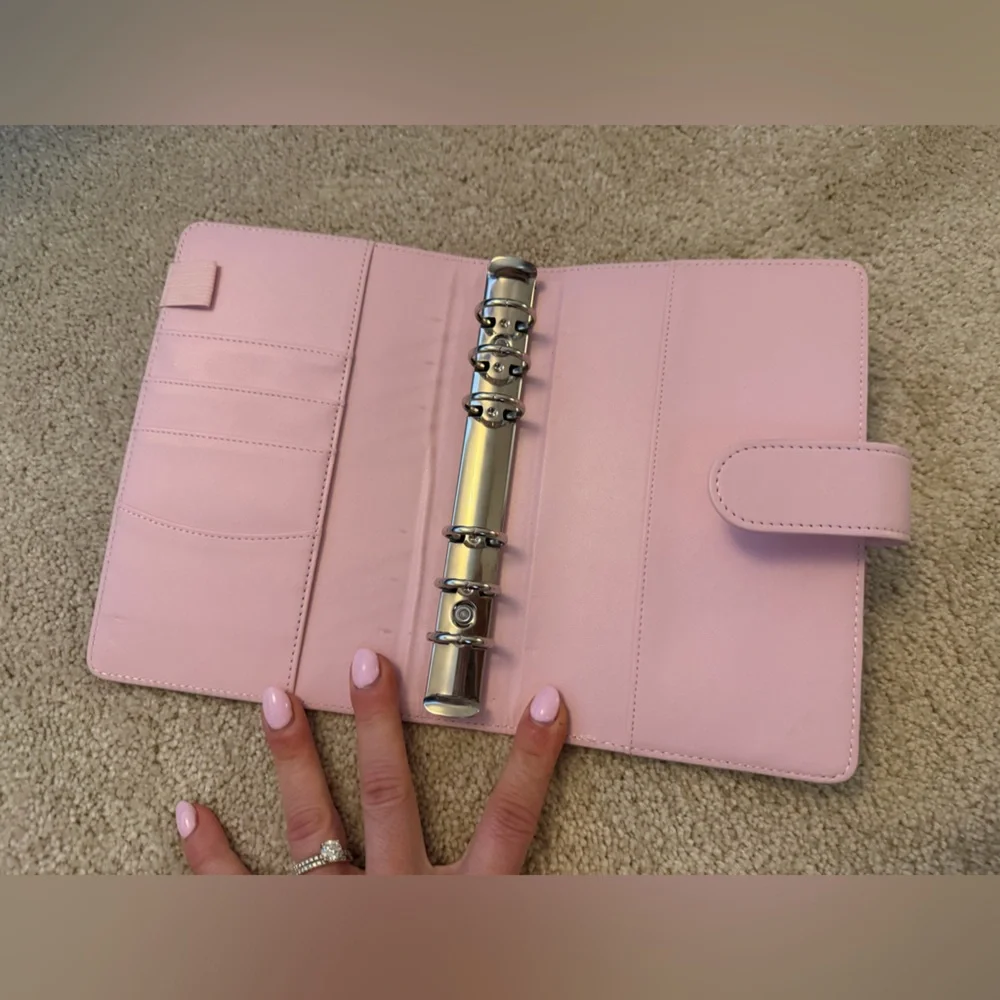 2pc Pink and Yellow A6 Ring Binder Bundle