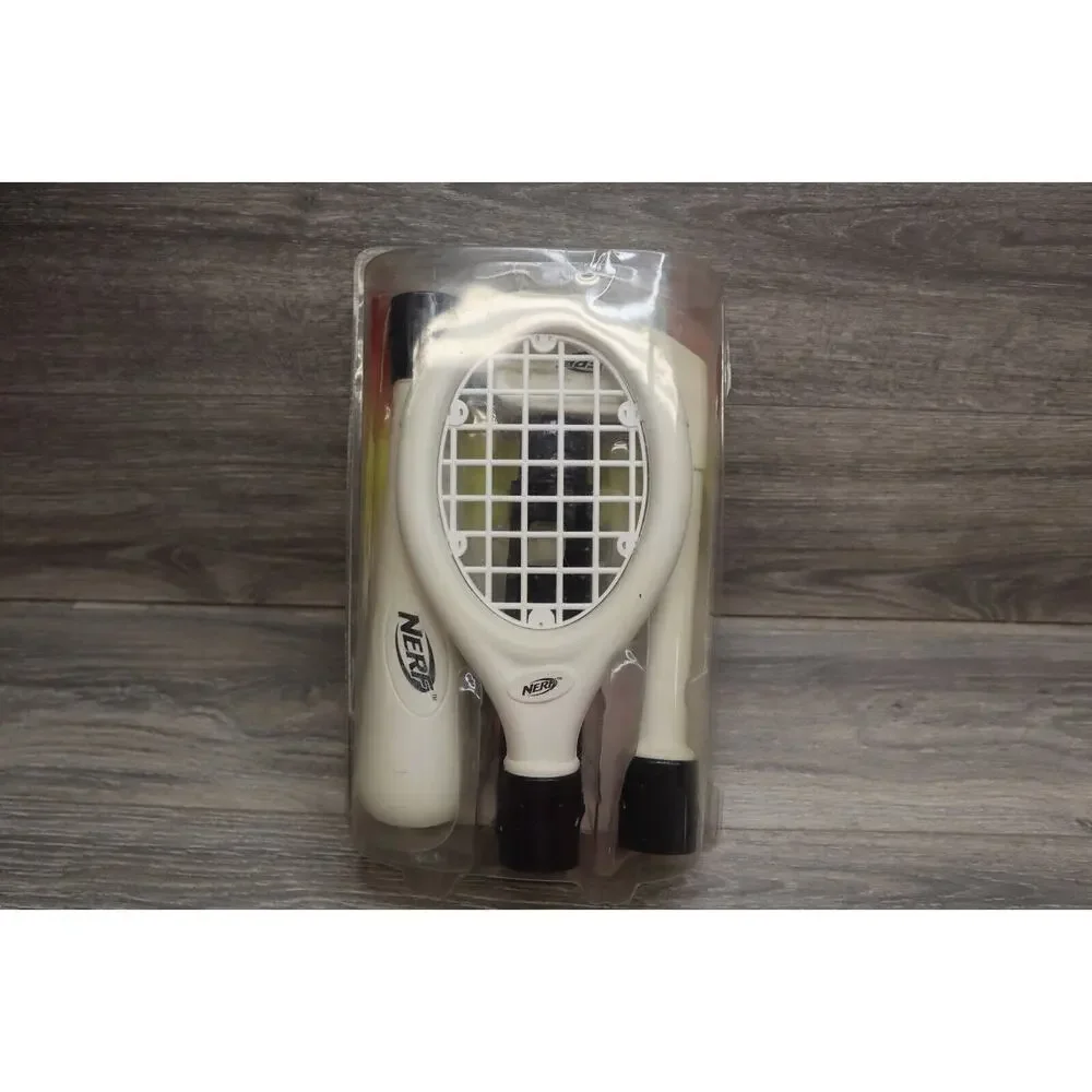 Wii Sports Pack NERF White Tennis Racket Golf Club Baseball Bat Accessories